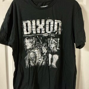 The Walking Dead Dixon Black Graphic Tee